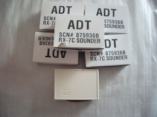 5 new adt rx-7c sounder self-contained siren lot for sale