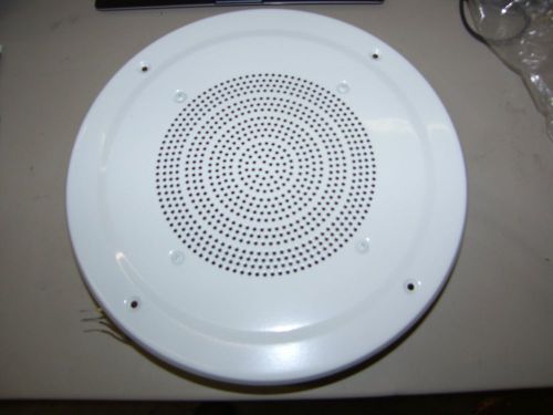 Speco 8 in speaker 10 w w/built in linexfmr. includes 12 in. dia. white grille for sale