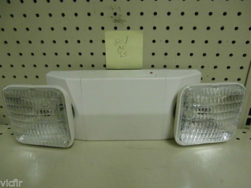 All fit 674074 emergency light with battery back-up, two head, e3010, sold as is for sale