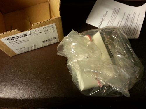 Edwards signaling 6536-g5 mini horn/strobe 24v ac/dc clear lens new in box !!!! for sale