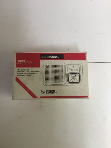System Sensor SpectrAlert SP2R241575 Wall Speaker/Strobe (Red)