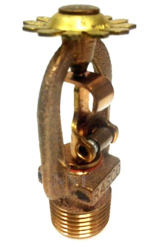 165*F Fusible Link Brass Pendent Sprinkler, Reliable Model G, 1/2&#034; NPT