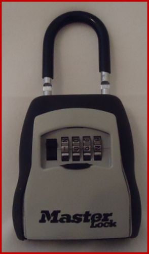 Masterlock portable 5 key combination lock box realtor security rental medical for sale
