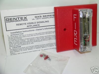 GENTEX GXS-4-30/75WR 30/75CD STROBE 24VDC ADA RED