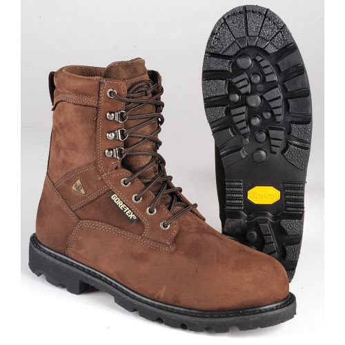 Work boots, stl, mn, 10w, brown, 1pr 6223 10 wide for sale