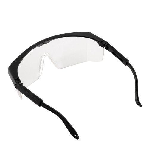 New Eye Protection Clear+Black Goggles Glasses From Lab Dust Paint Anti Fog