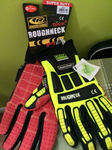 Ringers roughneck tefloc hi-vis protection gloves oil and gas industry gloves for sale
