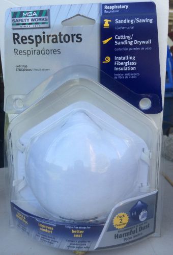 Msa safety resperator 817633 (lot of 2 ) for sale
