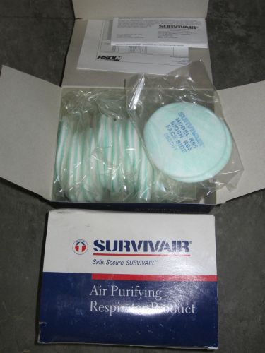 24 new survivair r95 oil resistant air particulate pre-filter cartridges t117010 for sale