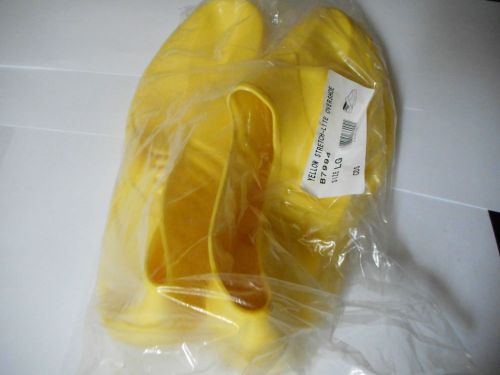 yellow  stretch lite  overshoe large