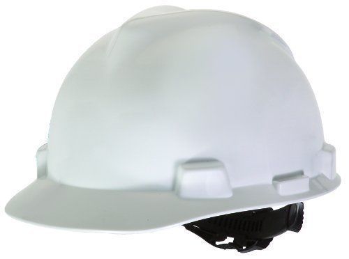 MSA Safety Works 818066 Hard Hat-White Size Medium  NEW!!!