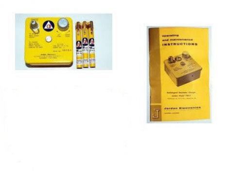 Bendix Radiation Detector Dosimeter and Pens. Still in box - Unused