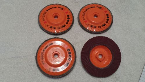 Enduro-flex 4 1/2&#034; flap wheel / 4ea / # 06-b 456 / 60 grit / walter surface tech for sale