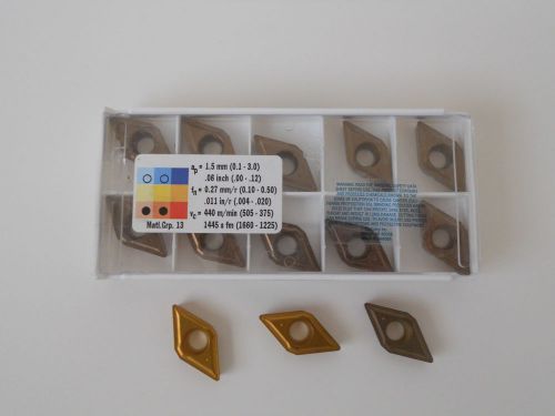 Seco carbide inserts dcmt 15408-f2 tk1000 &amp; tp2000 *(13 pcs)* for sale