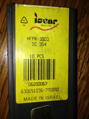 2 ISCAR HFPR-3003 IC 354 INSERTS