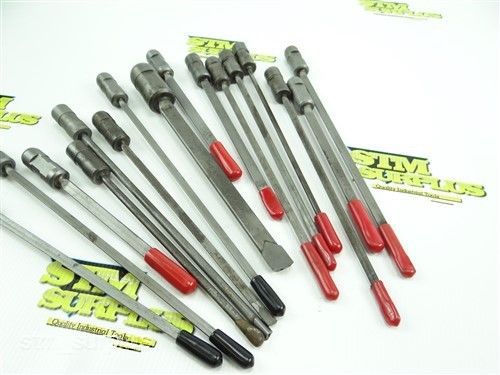 Big lot of coolant fed carbide tipped gun drills 9/32&#034; to 19/32&#034; for sale