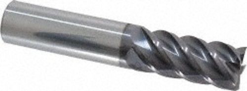 1/2 &#034; carbide end mill with 4 flutes tialn coated with .030 radius