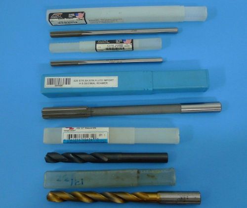 MACHINIST REAMERS &amp; DRILLS machinist tools *A3