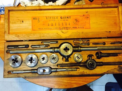 No. 8 Little Giant assortment of taps and dies