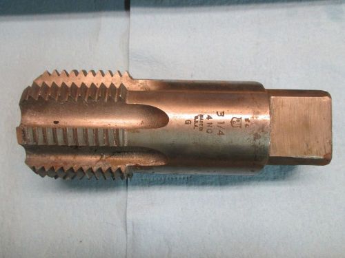 3 1/4 4 nc bottoming tap usa made 8 flute machine shop tool usa seller for sale