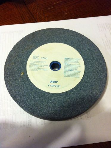 A 60 p grinding wheel 6&#034; x 3/4&#034; x 1/2&#034;   max rpm 3700 brand new. for sale