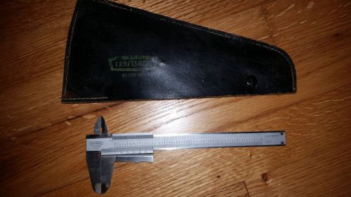 Vintage Craftsman Caliper &amp; Leather Case Made in Germany