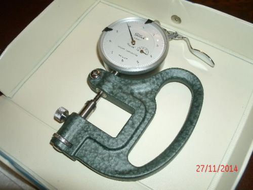 Teclock s1-1111 dial thickness snap gauge graduation .0001” range .4” machinist for sale