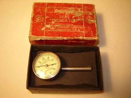 Starrett Jeweled .001 Dial Indicator with Orig Box No 196