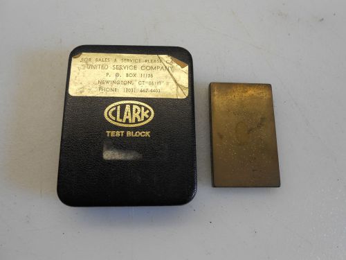 Clark hardness test block , 30t , 70.2 , +-1.0 for sale