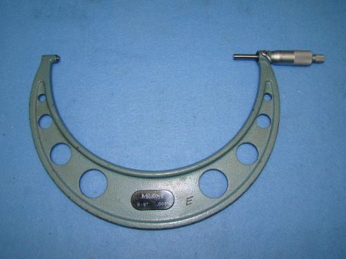 Mitutoyo 8-9&#034; Micrometer Model 103-185A Resolution .001&#034;