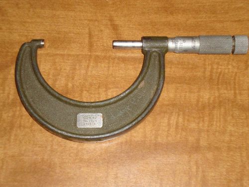 Lufkin 2 to 3 in Micrometer No 1913 Vintage Free Shipping