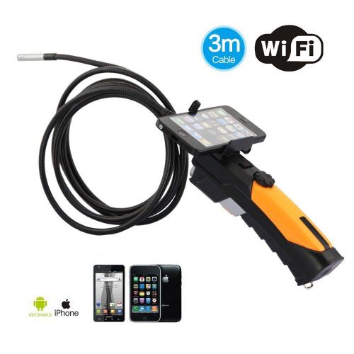3M Wifi Car Inspection Home Drain Endoscope Borescope Video Camera 8.5mm Tube