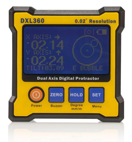 Dxl360 digital protractor inclinometer angle finder for sale
