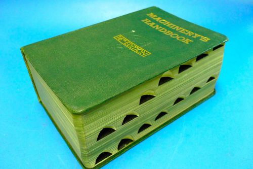 MACHINERY&#039;S HANDBOOK 16th EDITION 1962 machinist tool makers manual book