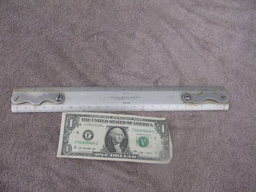 Universal drafting machine co usa metal  12&#034; rule scale tools machinist tool for sale