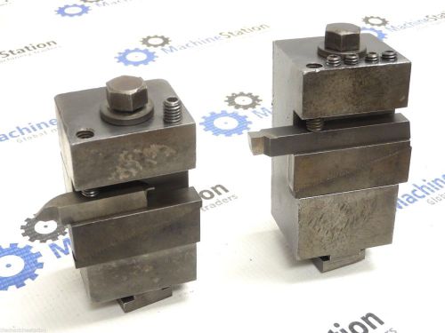 (2) heavy duty turning facing tool holders for lathe for sale