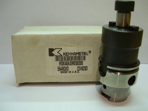 KENNAMETAL HSK40ASM050200 EDP#2249293 tool holder
