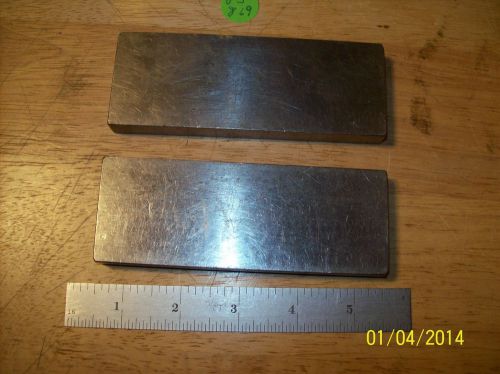 2-PARALLELS STEEL Ground &amp; Polished  1/2 ” x 1-7/8” x 5”