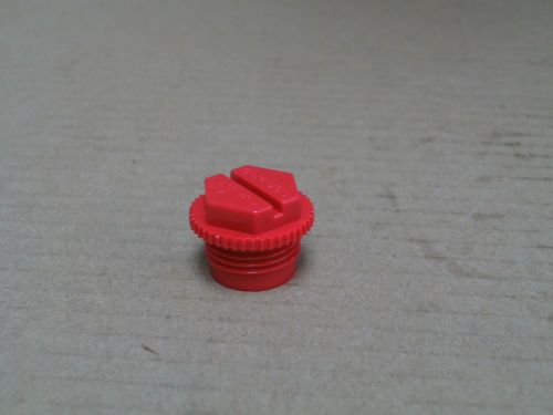 Caplugs RP-12 Red Threaded Hex Head Caplug (Box of 2500)