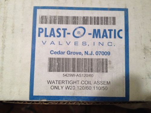Plast-O-Matic NIB Watertight Coil Assembly Only 120/60, 110/50 5429W-AS-120/60