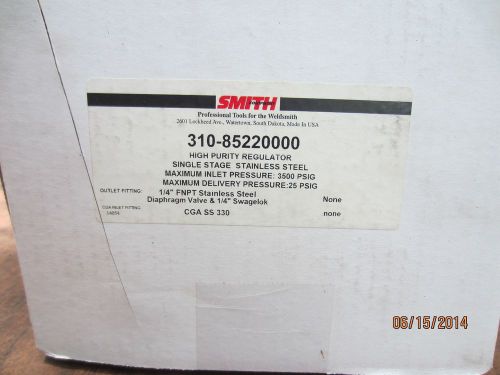 SMITH HIGH PURITY REGULATOR 310-85220000