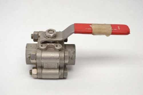 Watts s8450-m1-04 300wsp steam valve 1/2 in npt stainless ball valve b406637 for sale