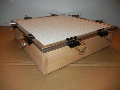 18&#034; x 18&#034; vacuum former/forming - thermoform plastic forming box/machine/table for sale