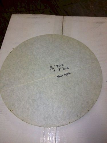 Acrylic Circular Disc 1/2&#034; Thick x 18&#034; Diameter, Transparent Green Tint
