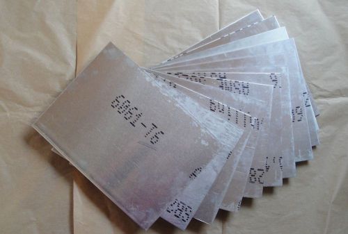 6061-T6 Aluminum Sheet - .090&#034; x 12&#034; x 9&#034; 3 pcs 9x12 3/32 stock plate .09 3@,;