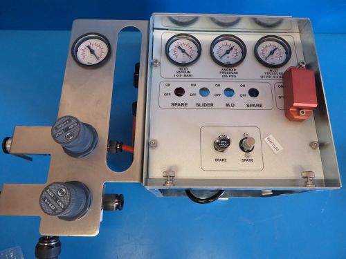 Applied Materials 743-21210-AD Pneumatic Control Box from AMAT Inspection System