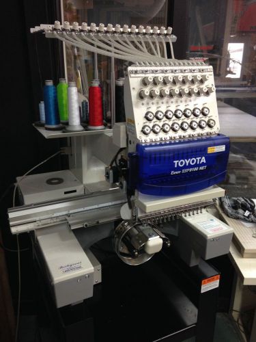 Toyota ESP9100NET Embroidery Machine -15 Needle Commercial FREE DELIVERY 100Mile