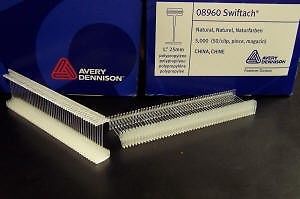 Dennison 08960 Swiftach Plastic Fasteners / Barbs 1&#034;