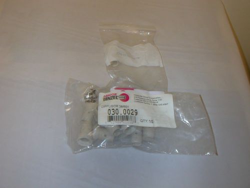 11 Abicor Binzel Standard Gas Diffusers 030.0029 ~ 501D &amp; 501DR  Mig Guns  NOS