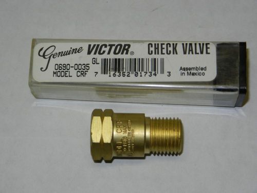 Victor Check valve 0690-0035 Model CRF New FREE SHIPPING